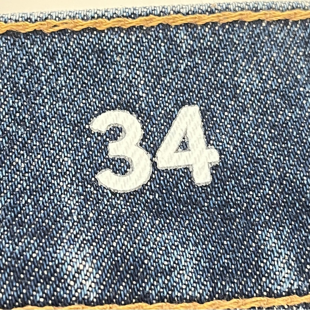 J. Crew 18 34x27 Slim Wide Leg Jean Brick 0849 Lane High Waist Dark Blue Denim - Picture 7 of 13